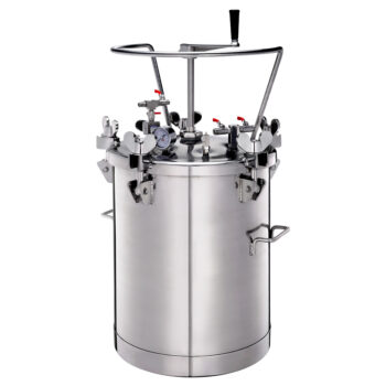 PT-50MHSS 不鏽鋼鏡面拋光壓力桶/手動攪拌型(50L)