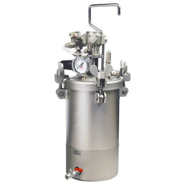 PTS-04AD 不鏽鋼壓力桶/底部出料/氣動攪拌型(4L)